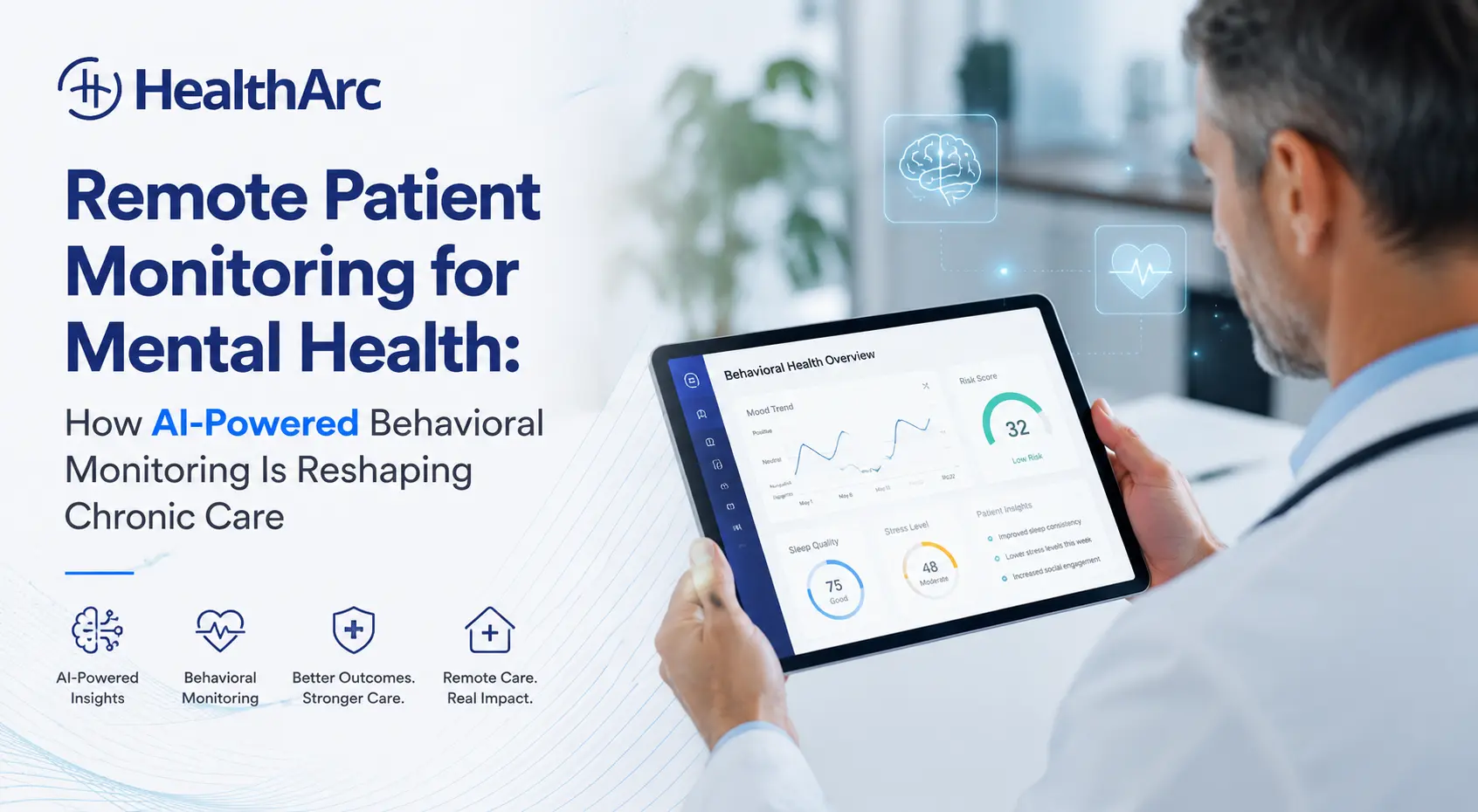  Remote Patient Monitoring for Mental Health: How AI-Powered Behavioral Monitoring Is Reshaping Chronic Care 